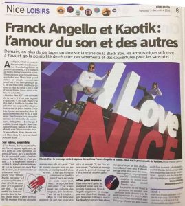 Franck dans Nice-Matin (09/12/2016)